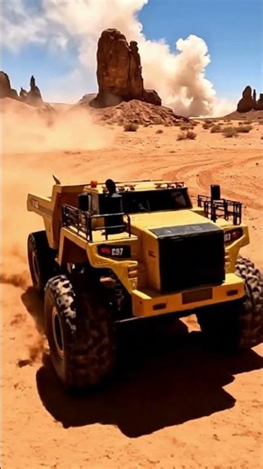 Massive Caterpillar 797 RC Dominates the Rocky Desert 🏜️🚧💨 | Extreme Off-Road Crawl