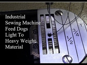 Industrial Sewing Machine Feed Dogs Christopher Nejman