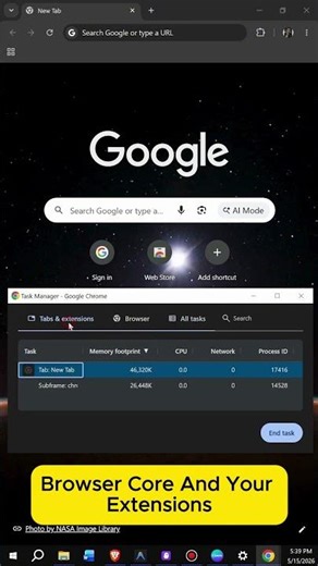 Chrome's Hidden Task Manager - Fix High Ram #techtips #pcoptimization #chrome #windows #tutorial