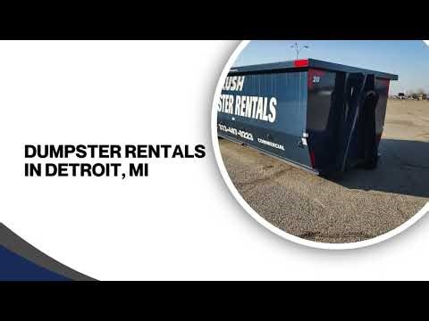 Rush Dumpster Services | Detroit Junk Removal & Dumpster Rental