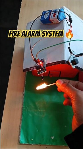 Fire Alarm System 🔥 Smoke Detection Without Arduino #diyprojects