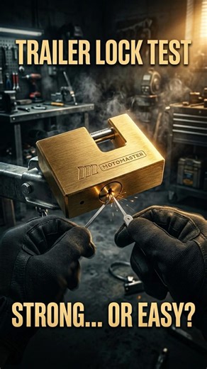 Can This Trailer Lock Stop a Lock Picker? | MotoMaster Test