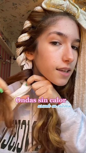 Cómo hacer ondas sin calor con un calcetín - Tutorial paso a paso