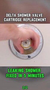 Delta Monitor Shower Valve Cartridge Replacement #shower #showerrepai | Silas Boggs