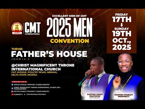 SUPERNATURAL SPEED OF ACCELERATION SUNDAY SERVICE II 2025 CMT MEN CONVENTION THANKSGIVING