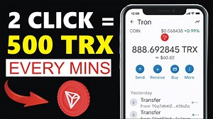 New TRX Mining Site Today - Earn 500 Tron With New TRX Mining Site (Today New TRX Mining Site)