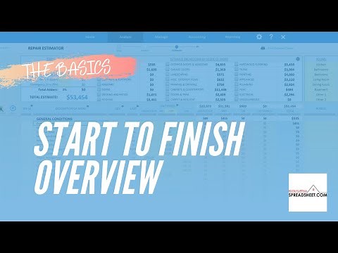 House Flipping Spreadsheet Start to Finish