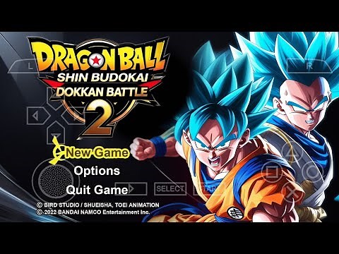 New Dragon Ball Z Shin Budokai 2 Dokkan Battle Mod ISO PPSSPP