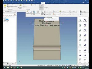 Change Text into a Solid Part in IronCAD