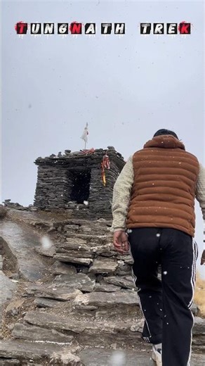 Ye Hai Chandrashila ❄️ Snowfall Trek | Feeling the Himalayas 🏔️