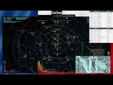 KDFW Dallas Texas • Air Traffic Radar • LiveATC