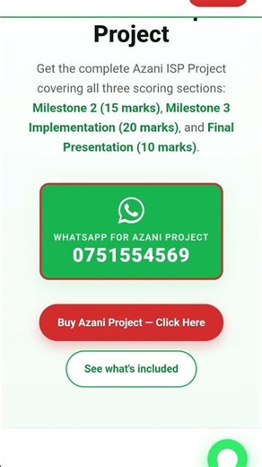 Azani ISP Computer Project Final System Demo