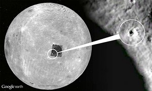 Mysterious Unidentified Craft, Object Spotted on Moon by Google