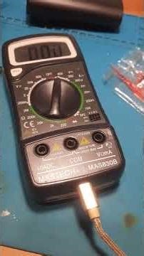 Мультиметр Mastech MAS830B, переделка под аккумулятор.