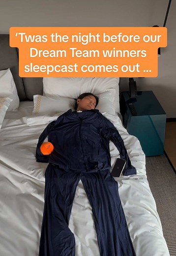 … and rest came easy in the Shay by @Hyatt bed, with my emotional support plushie in hand and a sleepcast drifting to my ears … 💤 Stay tuned — our all-new sleepcast narrated by the winner of our Dream Team contest is dropping tomorrow! #headspace #sleepmeditation #sleepcast #headspacedreamteam #meditation #mindfulness #sleeptips