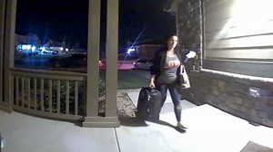 This is the last time Shanann Watts was filmed alive
