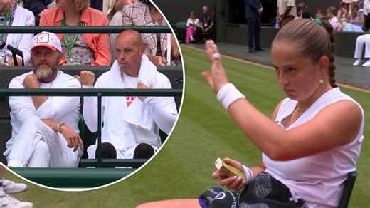 Ostapenko banishes coach after serve broken