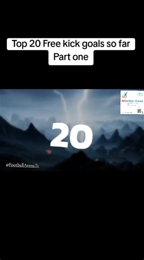 Top 20 free kick goals so far #highlights #viral