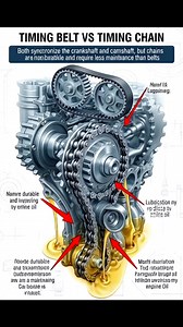 5.3K views · 4.1K reactions | Timing Belt vs Timing Chain ⏱️⚙️ #Torquecraft #fblifestyle #carengine #ForEducationalPurposesOnly | Torque Craft | Facebook