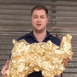 75K views · 205 reactions | Today is the 150th anniversary of the discovery of 'Welcome Stranger', the largest natural gold nugget ever recorded! Check out this amazing replica at The Perth Mint. | The Perth Mint | Facebook