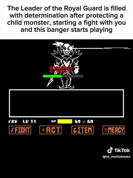 Battle Against A True Hero in Undertale