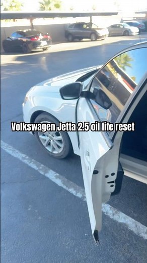 Volkswagen Jetta, how to reset the oil life
