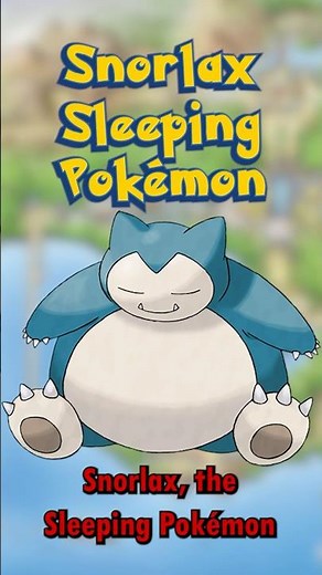 Snorlax the Sleeping Pokémon | Daily Pokédex 143 #pokemon #kanto #snorlax