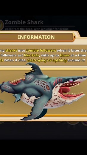 Unlocking the Zombie Shark in Hungry Shark World