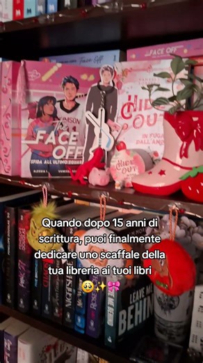 libreria shelf tour dei miei ultimi libri pubblicati ✨️🍓📚 #booktok