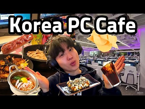 Korea Internet Cafe Experience! | Seoul PC Bang Food Travel
