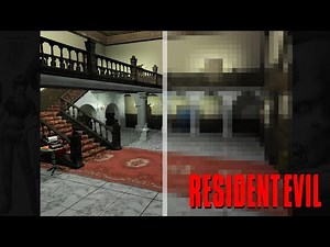 Resident Evil (1996) Pre-Rendered Backgrounds (AI Machine Learning Remastered at 4K)