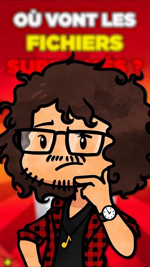 Où vont vraiment tes fichiers quand tu les supprimes ? #reels #trash #informatique #insolite #technology | Trash Videos