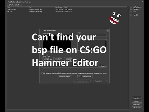 Can't find bsp file on Hammer Editor