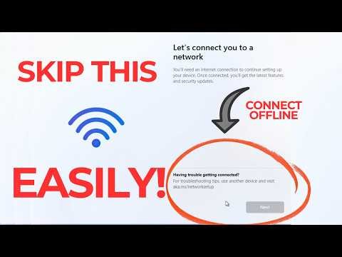 SKIP WINDOWS 11 SETUP WITHOUT INTERNET - 100% WORKING ( LATEST )