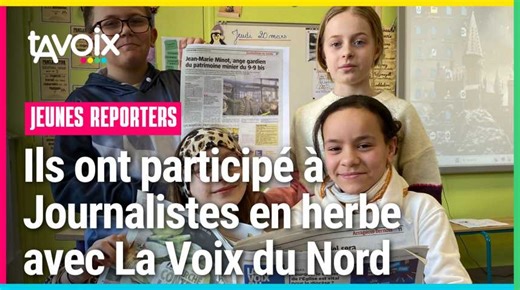 Écoliers à Libercourt, ils ont joué les Journalistes en herbe avec La Voix du Nord