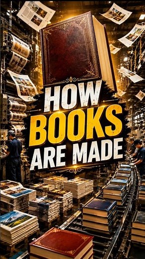 How Books Are Made 📚 | Inside a Modern Book Factory 🏭 #shorts