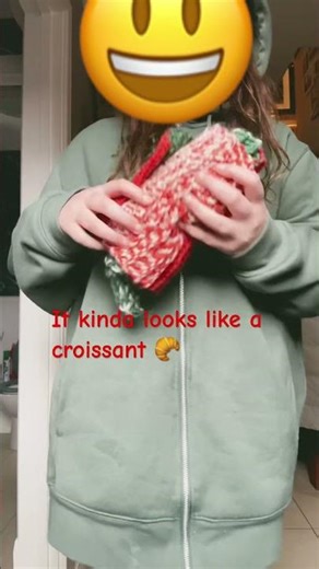 My first knitting project!! #knitting #knittersofyoutube #hookedonwonderscrochet