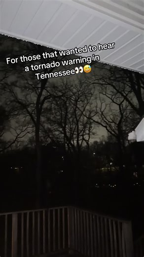 Tennessee Tornado Warning 👀😅😳 | tornado