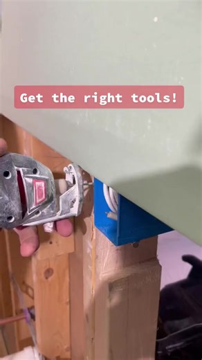 Drywall work is easy with the right tools! #construction #fyp #howto #tools #DIY | Tools Idea