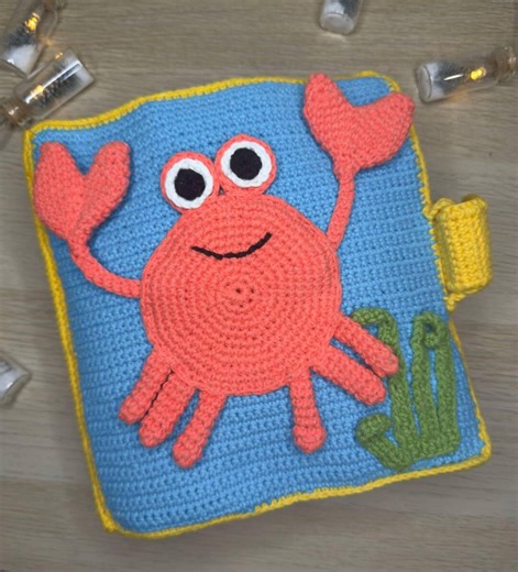 Quiet Book Crochet Pattern PDF – the Sea | Amigurumi Sensory Book for Toddlers | Montessori Toy | English - Etsy