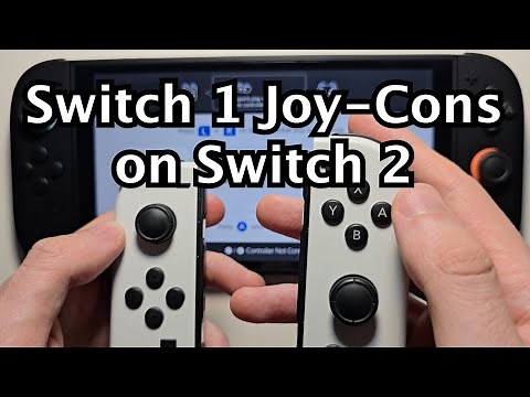 Nintendo Switch 2: How to Connect Switch 1 Joy-Cons!