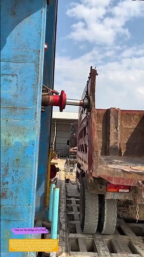 How a Hydraulic Ram Reshapes a Distorted Truck Tailgate