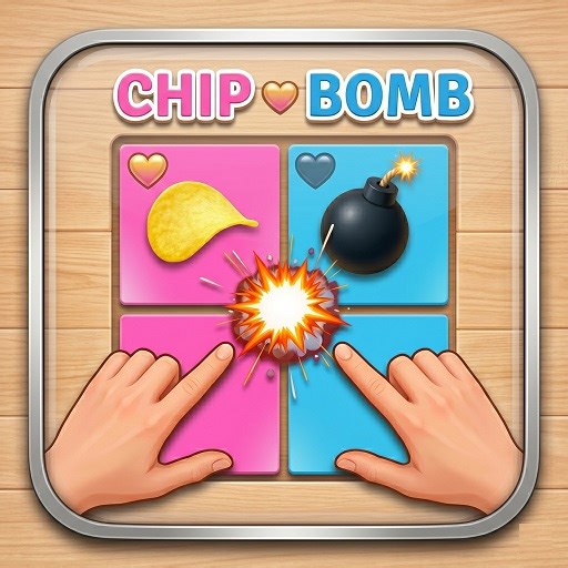 Bomb Chip Battle: 2 Player Challenge Game