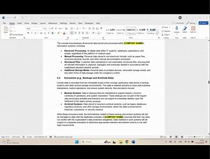 Concept for Deletion of Personal Data Template | GDPR Compliant | Data Privacy, Risk Management & Secure Data Removal Processes - Etsy Australia