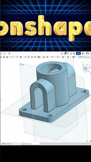 3D 進階練習35 onshape practice drawings｜初學者也能上手｜3D CAD 建模練習｜3D CAD Modeling Practice | 4K