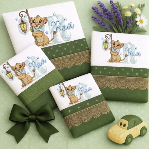 Lion Alphabet Machine Embroidery Designs - 27 Files - Safari Street Lamp Letters - Personalized Baby Name - Nursery Decor - PES DST JEF Exp - Etsy