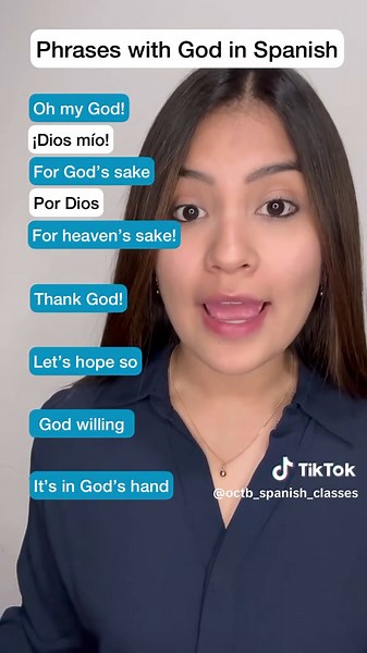 Spanish Expressions with God