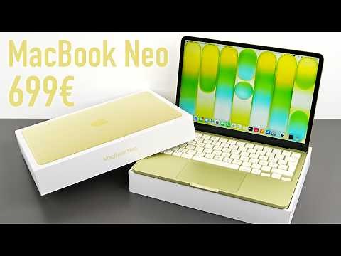 MacBook Neo - Unboxing, first test & initial impressions