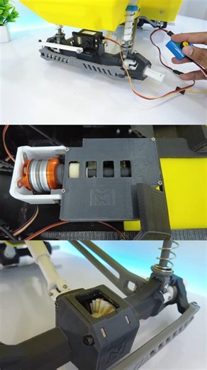 Inside My DIY Rover Drivetrain | Suspension & Gearbox #3dprinting #robotics #automobile #rccar