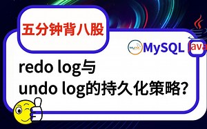 【5分钟背八股】319：redo log与undo log的持久化策略？_哔哩哔哩_bilibili